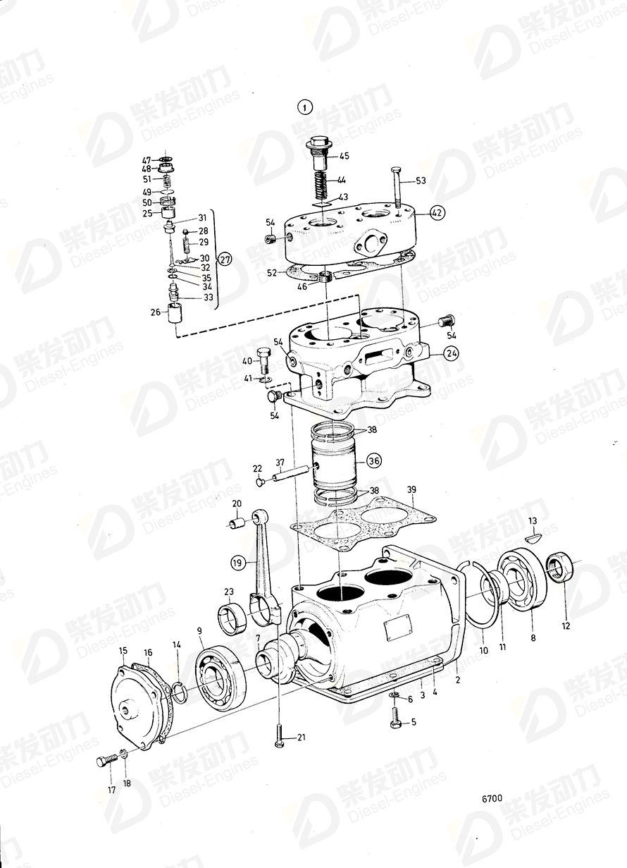 volvo penta Plug 328758 Drawing